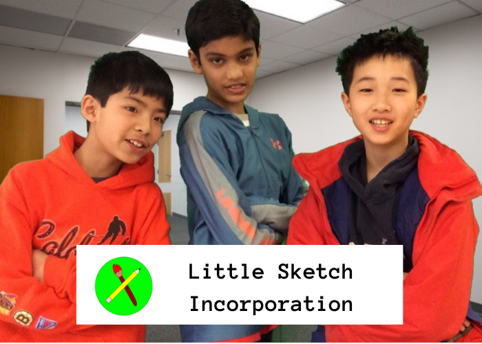 Middle school student's art group called "Little Sketch."